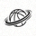 jrs看球网官方Logo - 蓝色篮球与足球交叉设计